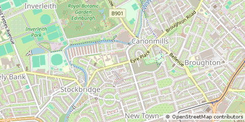 Map of Edinburgh, Midlothian