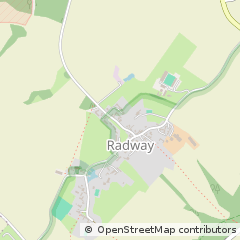 Map of Radway, Warwickshire