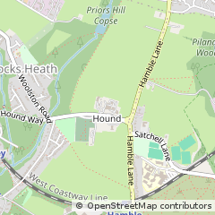 Map of Southampton, Hampshire