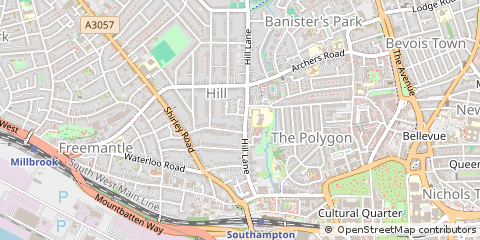 Map of Southampton