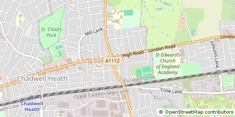 Map of Romford