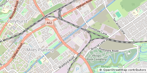 Map of Manchester