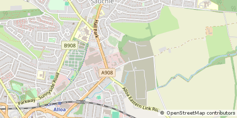 Map of Alloa