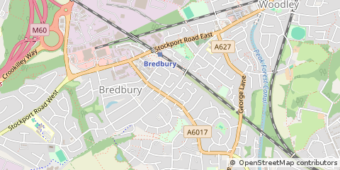 Map of Stockport