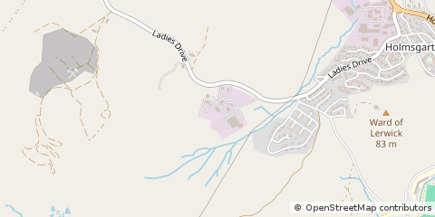 Map of Lerwick, Shetland