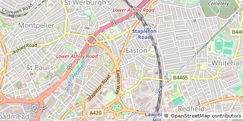 Map of Bristol