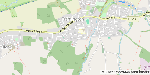 Map of Barnstaple, Devon