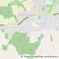 Map of Barnstaple, Devon