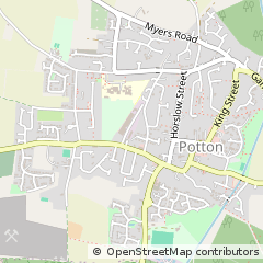 Map of Sandy, Bedfordshire
