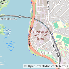 Map of Poole, Dorset