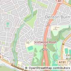 Map of Newcastle Upon Tyne