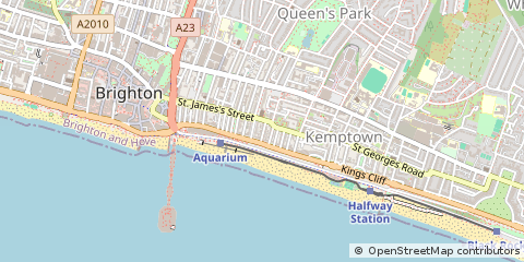 Map of Brighton, East Sussex