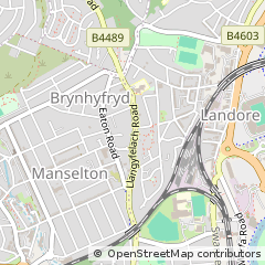 Map of Swansea