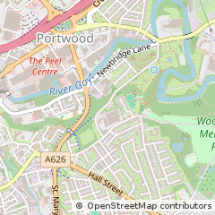 Map of Stockport, Cheshire
