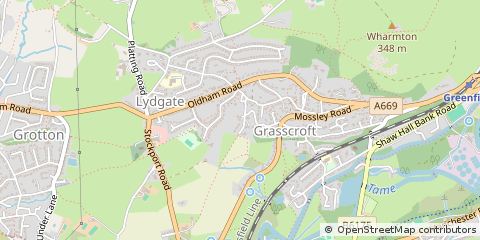 Map of Oldham