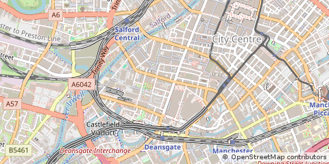 Map of Manchester