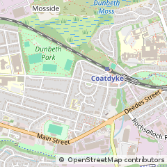 Map of Coatbridge