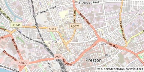 Map of Preston