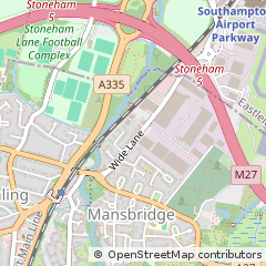 Map of Southampton, Hampshire