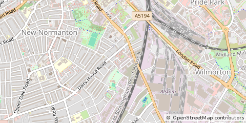 Map of Derby, Derbyshire