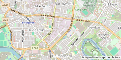 Map of Glasgow