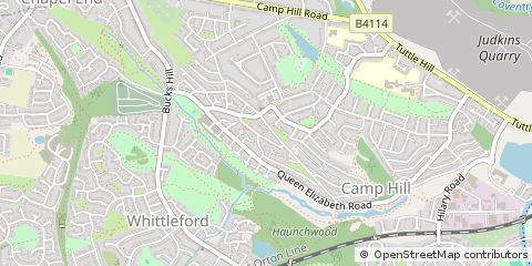 Map of Nuneaton