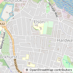 Map of Gosport, Hampshire