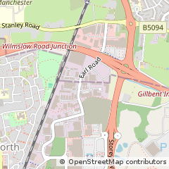 Map of Cheadle Hulme, Hampshire