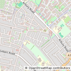 Map of Cambridge, Cambridgeshire
