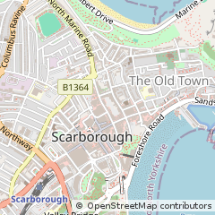Map of Scarborough, North Yorkshire