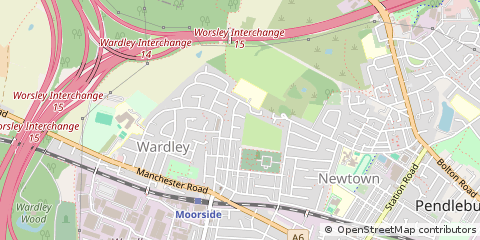 Map of Manchester