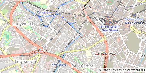 Map of Birmingham