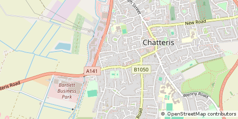 Map of Chatteris, Cambridgeshire