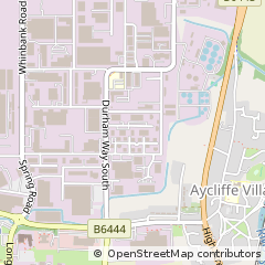 Map of Newton Aycliffe, Co. Durham