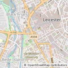 Map of Leicester