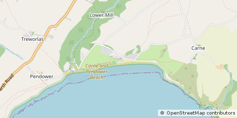 Map of Cornwall