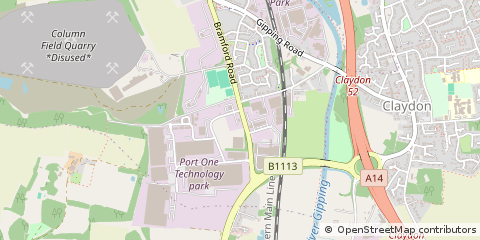 Map of Ipswich, Suffolk