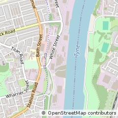 Map of Newcastle Upon Tyne, Tyne and Wear