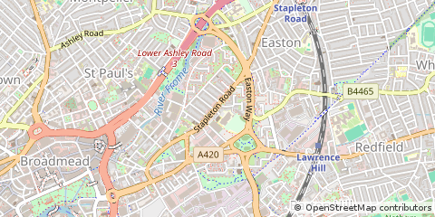 Map of Bristol