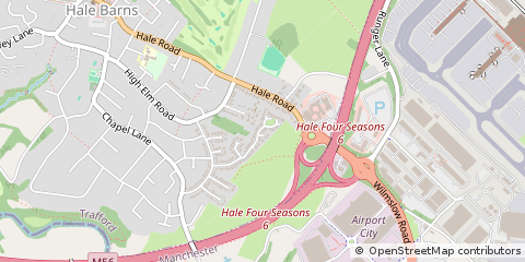 Map of Altrincham, Cheshire