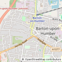 Map of Barton on Humber, South Humberside