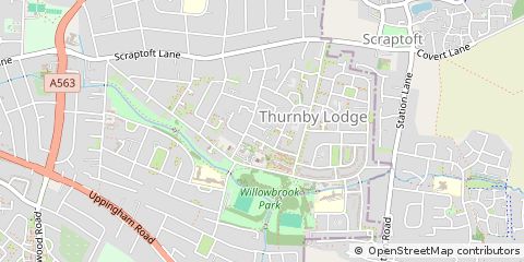 Map of Leicester
