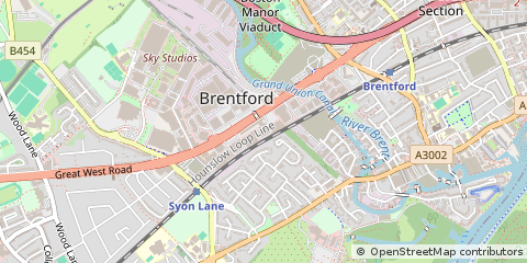 Map of Brentford