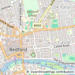 Map of Bedford