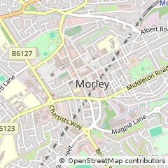 Map of Leeds, West Yorkshire