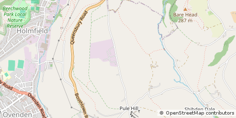 Map of Halifax, West Yorkshire