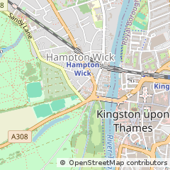 Map of Kingston Upon Thames
