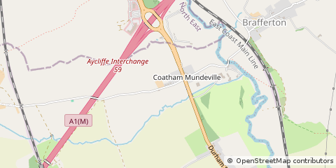 Map of Darlington