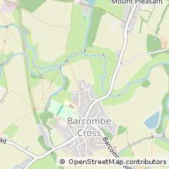 Map of Lewes, East Sussex