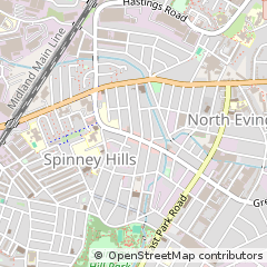 Map of Leicester, Leicestershire